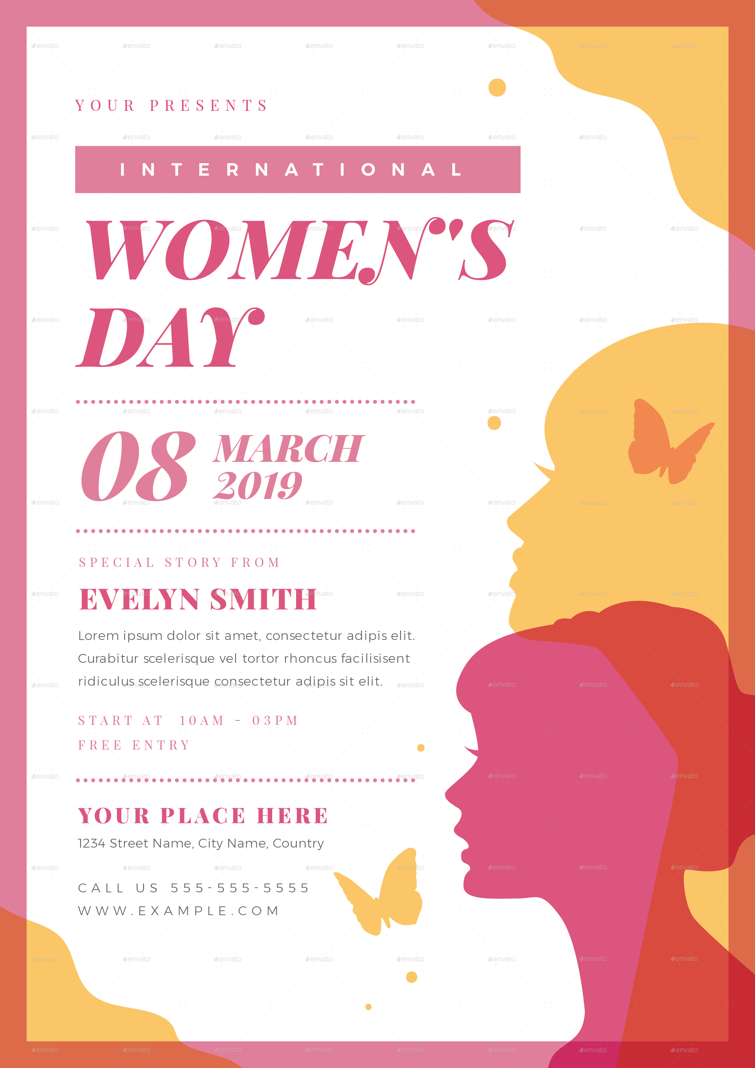 Womens Day Flyer 01 by Vector_Vactory GraphicRiver